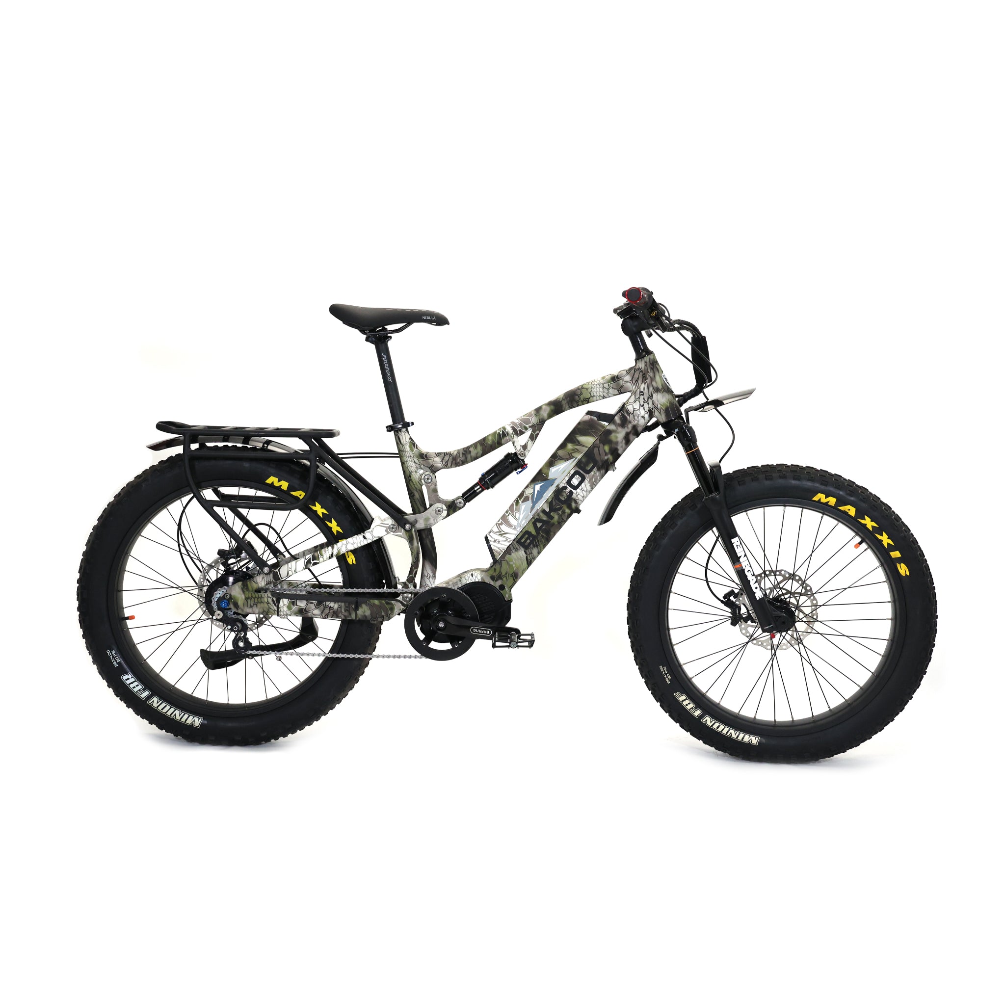 BAKCOU - STORM JÄGER, Full Suspension Fat Tire Electric Bike 48V 1000W