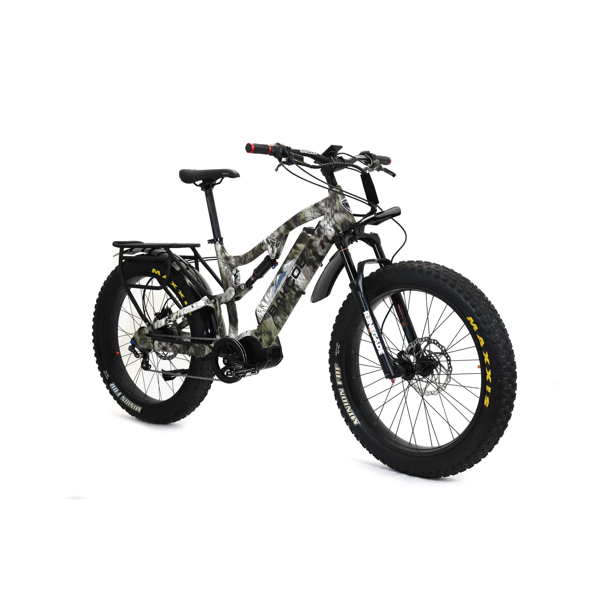 BAKCOU - STORM JÄGER, Full Suspension Fat Tire Electric Bike 48V 1000W